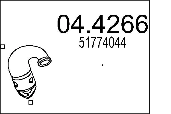 Катализатор MTS 04.4266