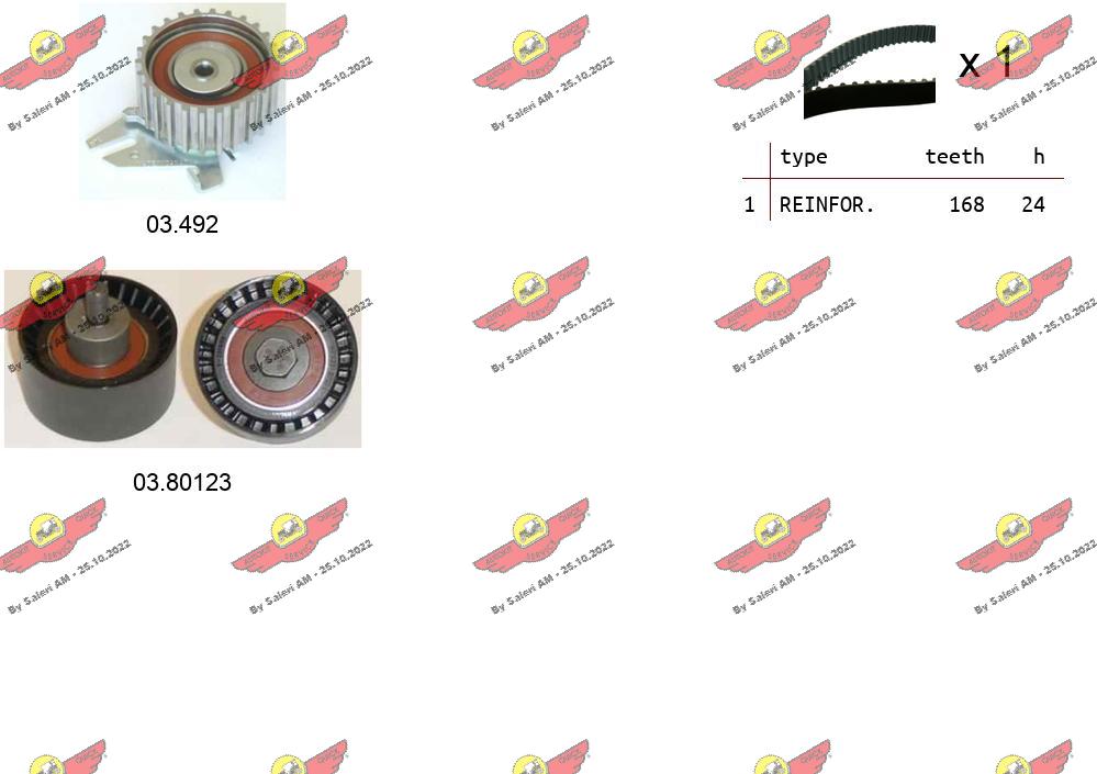 Комплект ремня грм AUTOKIT 04.5133