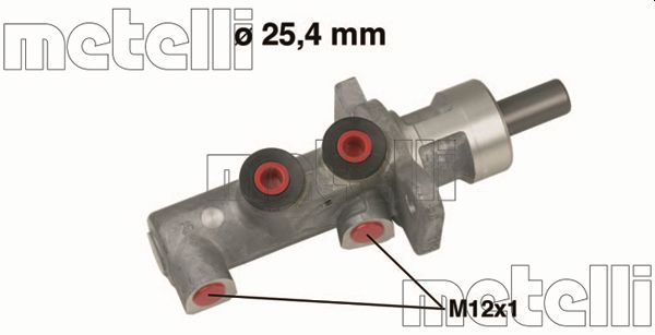 Главный тормозной цилиндр METELLI 05-0558