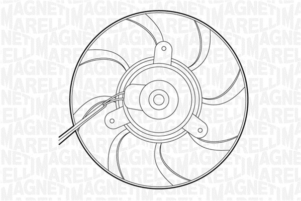 Вентилятор охлаждение двигателя MAGNETI MARELLI 069422262010