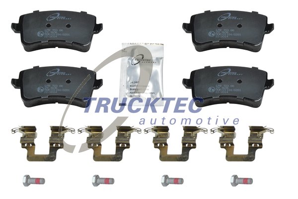 Комплект тормозных колодок дисковый тормоз TRUCKTEC AUTOMOTIVE 07.35.191