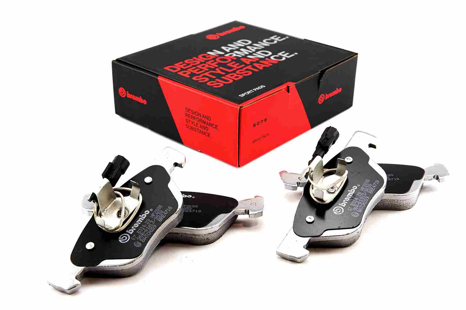 Комплект высокоэффективных тормозных колодок upgrade sport hp2000 BREMBO 07.B314.29