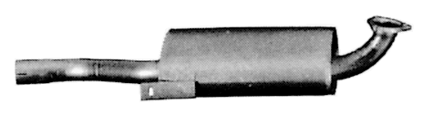 Средний глушитель выхлопных газов IMASAF 10.33.76
