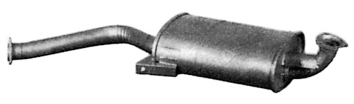 Средний глушитель выхлопных газов IMASAF 10.34.76