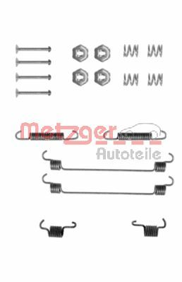 Комплектующие тормозная колодка METZGER 105-0657