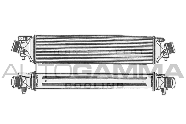 Интеркулер AUTOGAMMA 105470