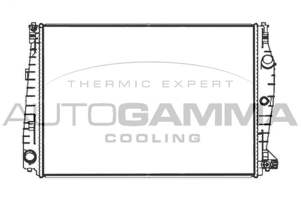 Радиатор охлаждение двигателя AUTOGAMMA 107503