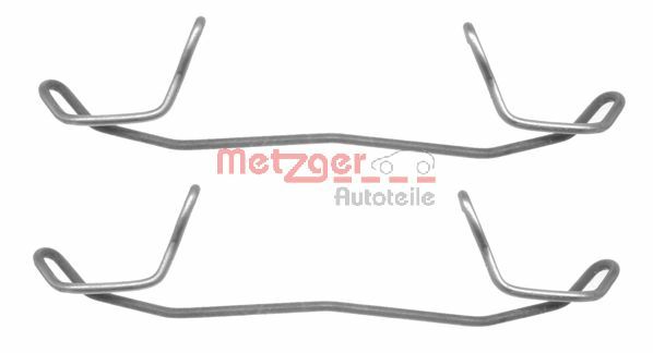 Комплектующие колодки дискового тормоза greenparts METZGER 109-1123