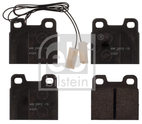 Комплект тормозных колодок дисковый тормоз FEBI BILSTEIN 116001