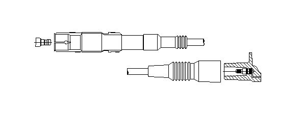 Провод зажигания BREMI 118/65