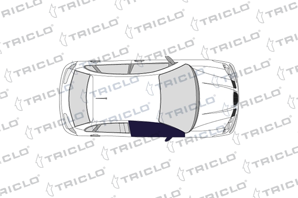 Наружная ручка двери TRICLO 121610