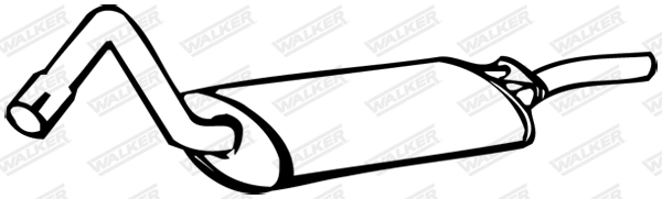 Глушитель выхлопных газов конечный WALKER PRODUCTS 13957