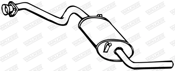 Глушитель выхлопных газов конечный WALKER PRODUCTS 13963