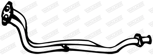 Труба выхлопного газа WALKER PRODUCTS 13984