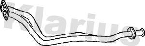 Труба выхлопного газа KLARIUS 140013