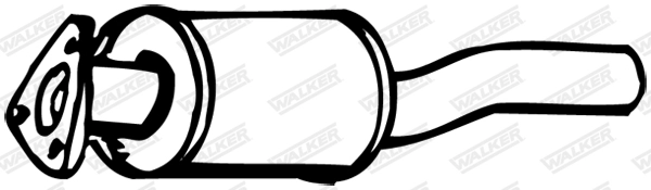 Средний глушитель выхлопных газов WALKER PRODUCTS 16003
