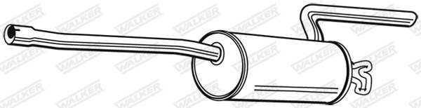 Глушитель выхлопных газов конечный WALKER PRODUCTS 16265