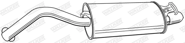 Глушитель выхлопных газов конечный WALKER PRODUCTS 17869