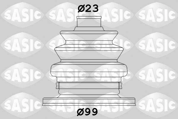 Комплект пыльника приводной вал SASIC 1906042