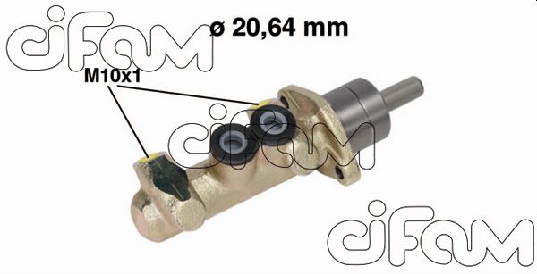 Главный тормозной цилиндр CIFAM 202-340