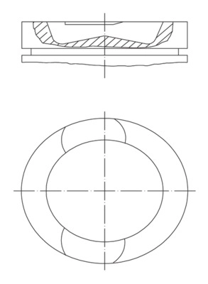 Поршень MAHLE/KNECHT 209 73 00