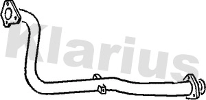 Предглушитель выхлопных газов KLARIUS 220584