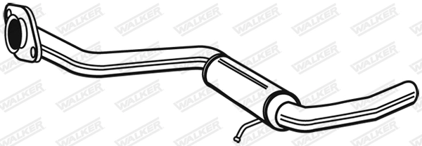 Средний глушитель выхлопных газов WALKER PRODUCTS 22821