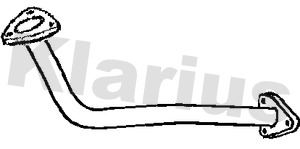 Труба выхлопного газа KLARIUS 301611