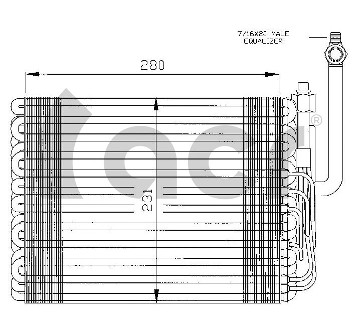 Испаритель кондиционер ACR 310100