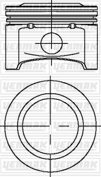 Поршень YENMAK 31-04230-000
