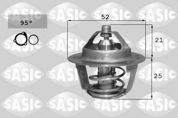 Термостат охлаждающая жидкость SASIC 3304035