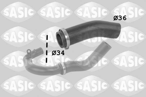 Трубка нагнетаемого воздуха SASIC 3336208