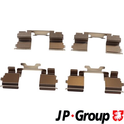 Комплектующие колодки дискового тормоза jp group