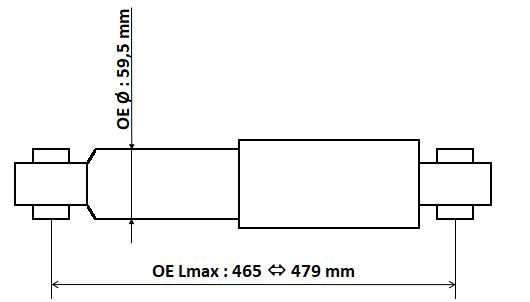 Амортизатор excel-g KYB 3450023