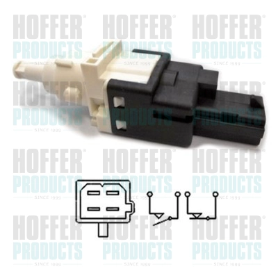 Выключатель фонаря сигнала торможения HOFFER 3500043