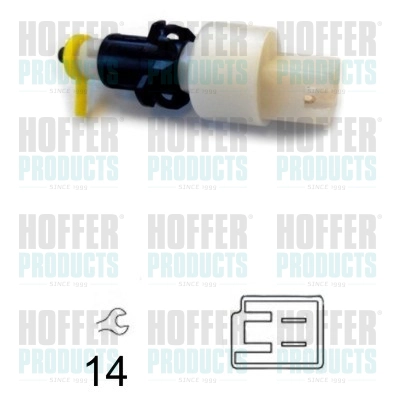 Выключатель фонаря сигнала торможения HOFFER 3500120