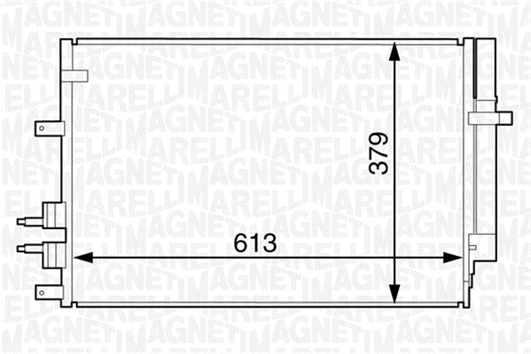 Конденсатор кондиционер MAGNETI MARELLI 350203615000