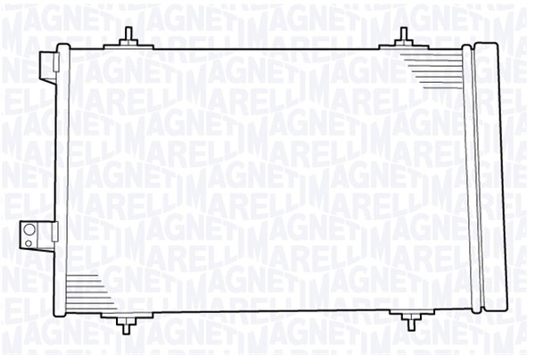 Конденсатор кондиционер MAGNETI MARELLI 350203638000