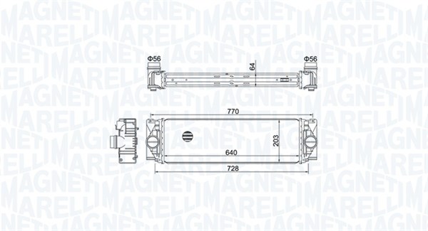 Интеркулер MAGNETI MARELLI 351319205050