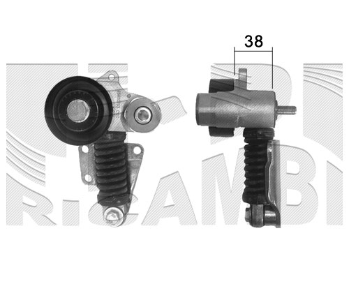 Натяжитель ремня клиновой зубча CALIBER 37860