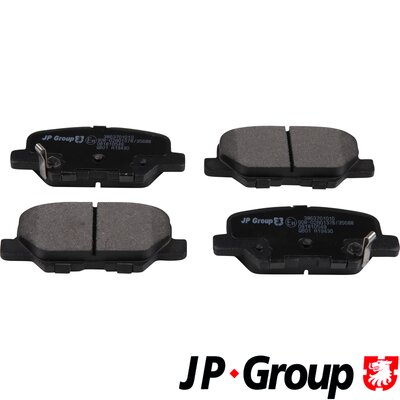 Комплект тормозных колодок дисковый тормоз jp group JP GROUP 3863701010