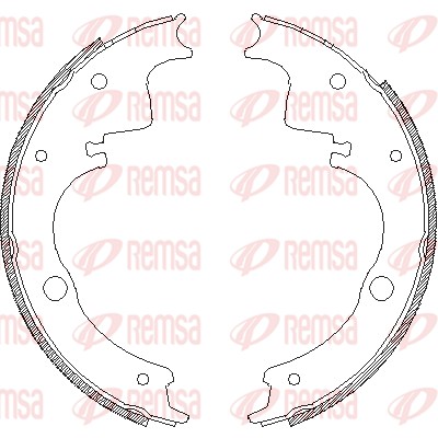 Тормозные колодки REMSA 4105.00