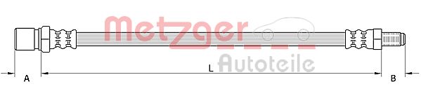 Тормозной шланг METZGER 4111379