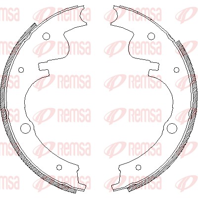 Тормозные колодки REMSA 4226.00