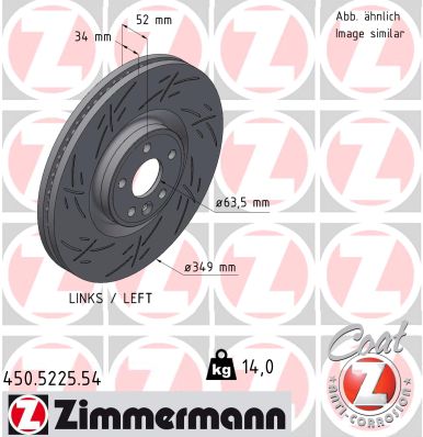 Тормозной диск black z