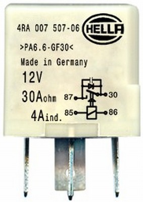 Реле рабочий ток HELLA/BEHR/PAGID 4RA 007 507-061