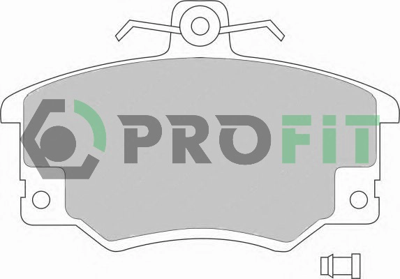 Комплект тормозных колодок дисковый тормоз PROFIT 5000-0370