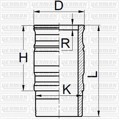 Гильза цилиндра YENMAK 51-05922-000