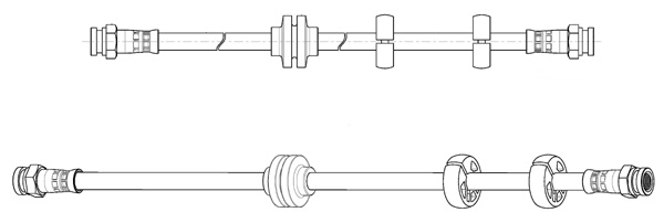 Тормозной шланг CEF 514577