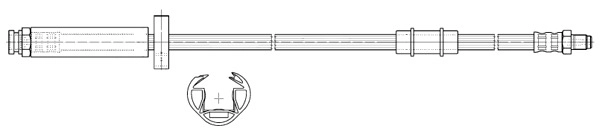 Тормозной шланг CEF 517055